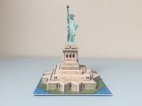 3D пазлы. Статуя свободы // Statue of Liberty // Собираем статую свободы из 3D пазлов 3D пазлы. Статуя свободы // Statue of Liberty // Собираем статую свободы из 3D пазлов