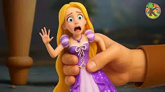 A Giant Hand Grabbed Rapunzel! Can She Escape? 😱🌀🏃🏻‍♀️🧒🗝️🦄 | Fairy Tales & Stories | KONDOSAN