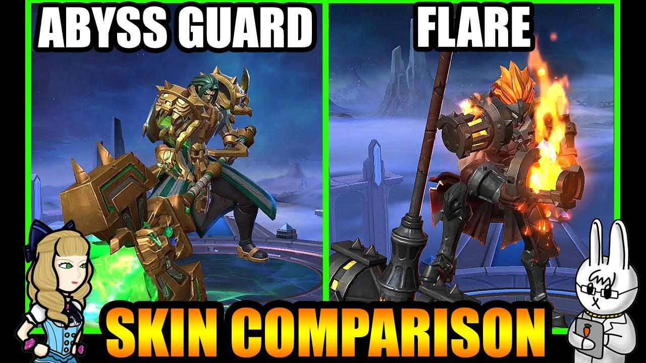 TERIZLA FLARE ELITE SKIN VS. ABYSS GUARD SKIN - MLBB SKIN COMPARISON SERIES