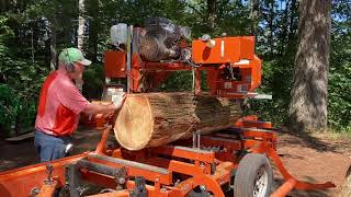 Sawmill 101. How I Size Up Logs For The Best Yeild.