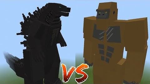 Godzilla Vs Kong - Minecraft Mob Battle