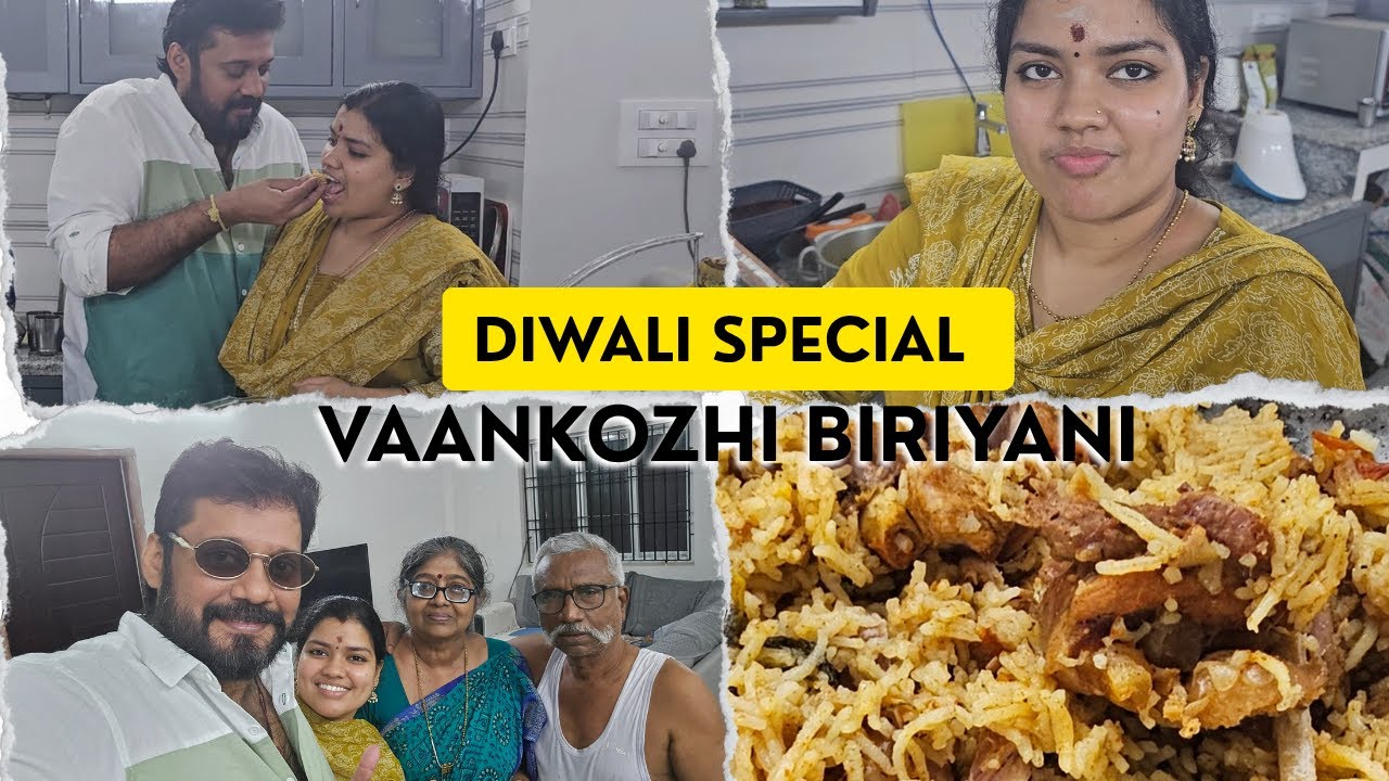 Preparing Diwali Special Vaankozhi Biriyani | Turkey Biriyani | Bala | Kokila | Balakokila
