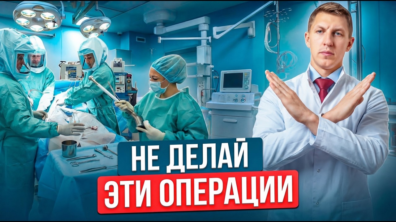 5 операций, которые не стоит делать без показаний