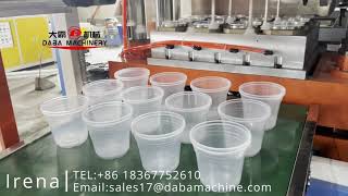 DB-750 Fully automatic plastic thermoforming machine produce PP flower pots
