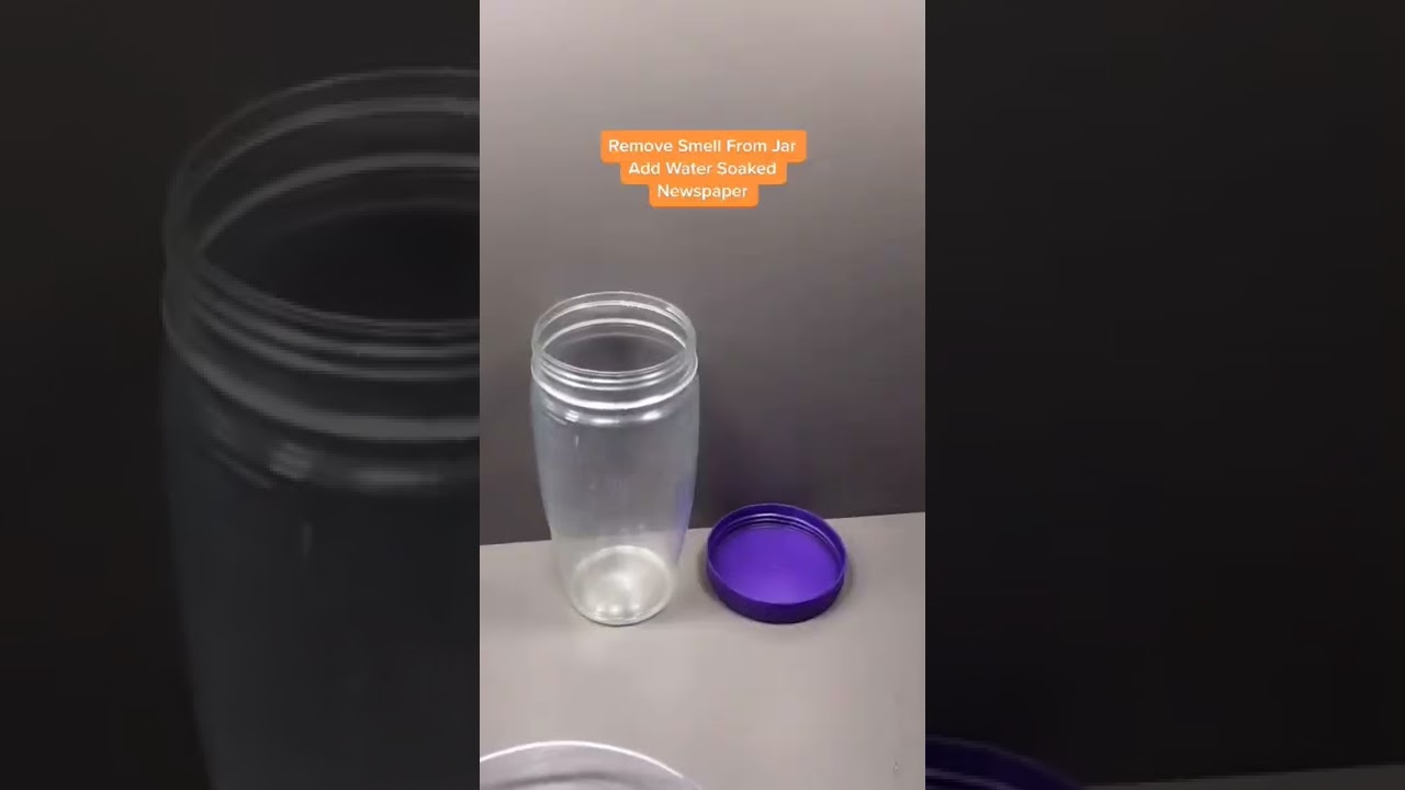 Remove smell from jar