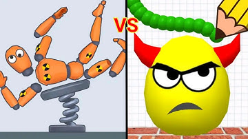 RAGDOLL BREAK: Kick Master vs DRAW TO SMASH: Logic Puzzle, Save The Dog,All Android Games,Epic 2.