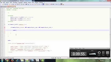 دورة MYSQL_PHP - الدرس 58  الجزء الاول (درس تطبيقي طريقة اضافة واظهار خبر)