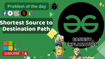 Shortest Source to Destination Path | POTD | GFG Problem of the Day | C++ | Java | Python