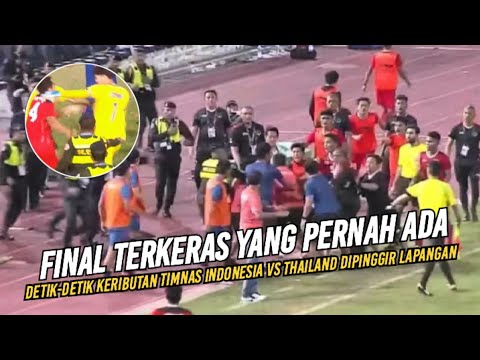 Detik-detik Keributan antara Timnas Indonesia U-22 vs Timnas Thailand U-22 di Final Sea Games 2023