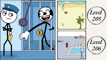 Thief Puzzle: Level 205 , 206 – How to Solve? (Walkthrough)