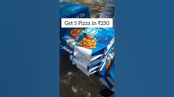 Thumbnail of #ad 5 Pizza ab sirf ₹250 me #shorts #ytshorts #trending