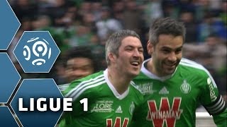 F. LEMOINE marque un but CANON (17') - Saint-Etienne-Monaco (2-0) - 01/03/14 - (ASSE-ASM)