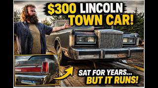 Ein verlassener Lincoln Town Car von 1986 erwacht nach jahrelangem Stillstand zum Leben.