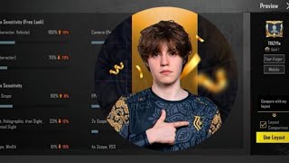 TIXZY Sensitivity + Control Code 🔥 | PUBG MOBILE Best No Recoil Setting