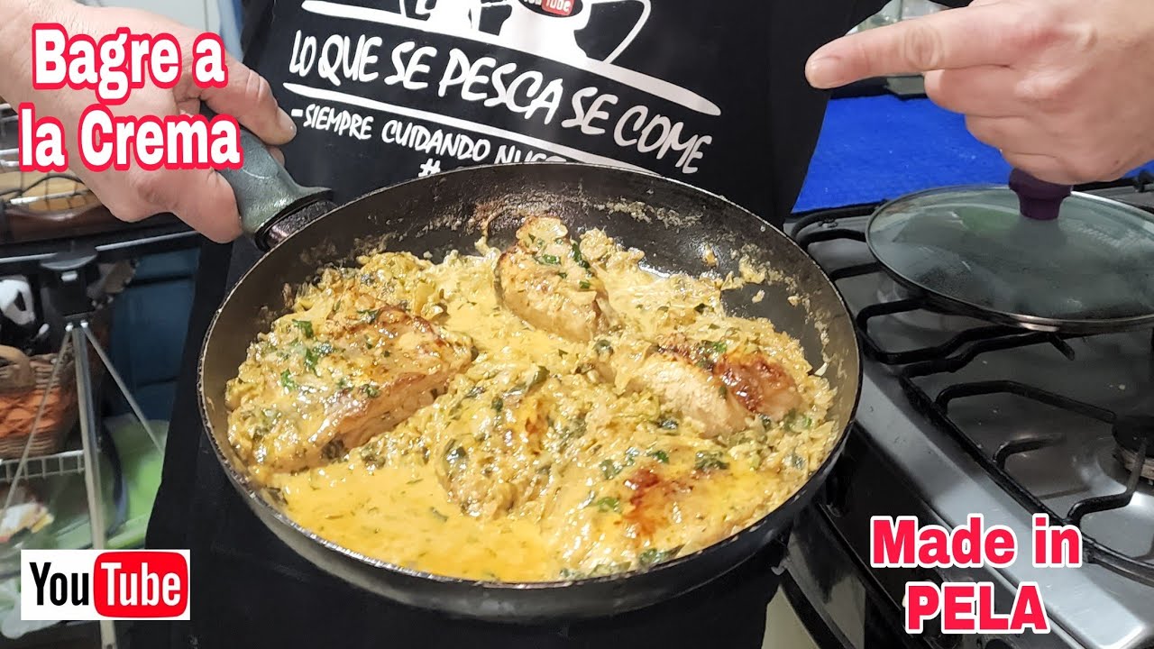 Después de ver esta Receta , vas a querer comer pescado todos los días  / filet de Bagre a la crema