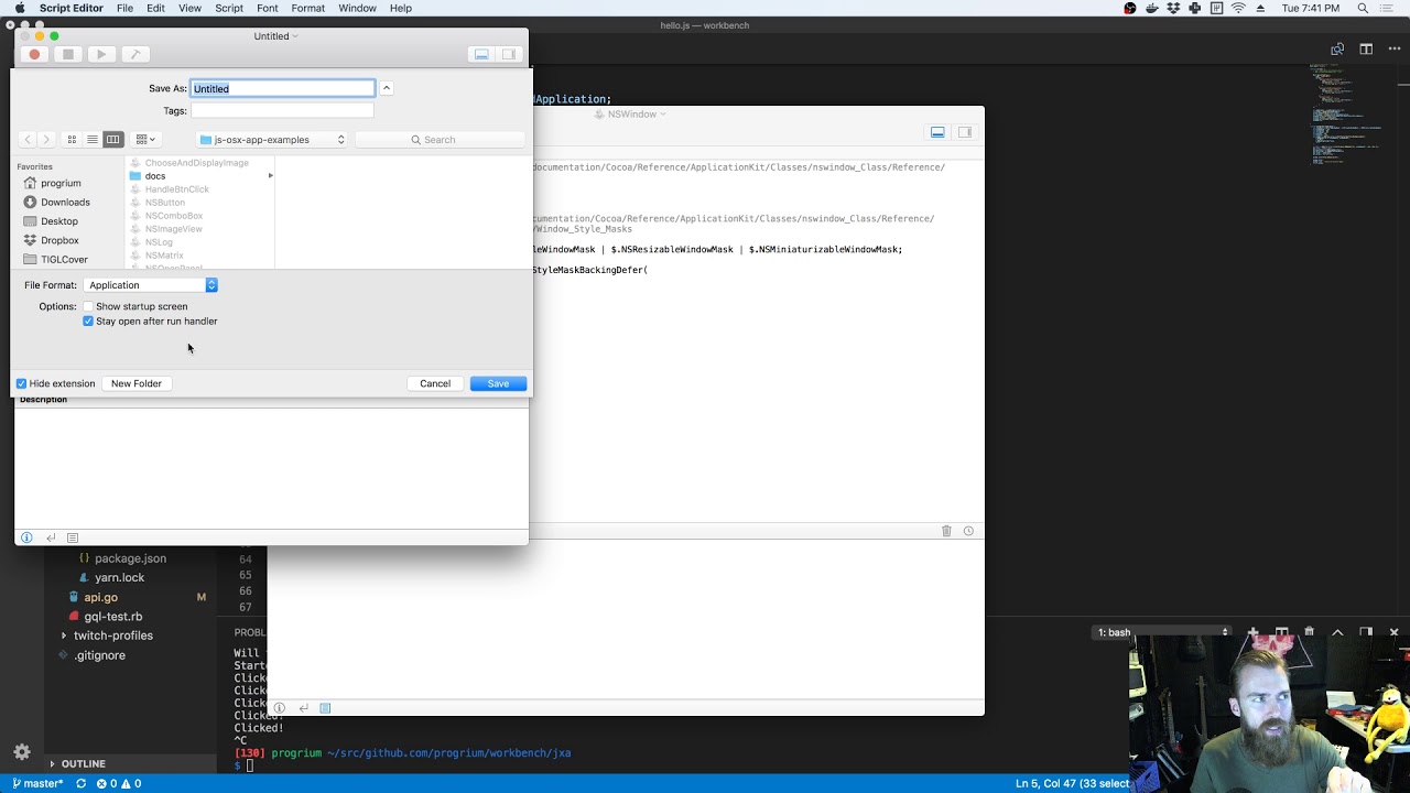 Recap: Building OS X apps from simple JavaScript - YouTube