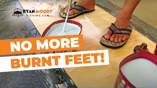 How to build a boat floor that won't get hot