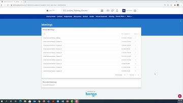 TLC - Bongo Virtual Classroom Video Assignments
