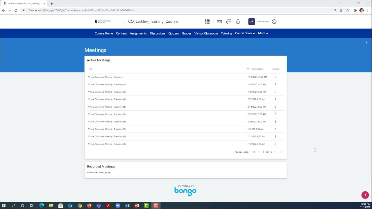 TLC Bongo Virtual Classroom Video Assignments YouTube