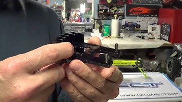 SAB Goblin 570 with new motor mount from www.HeliDirect.com