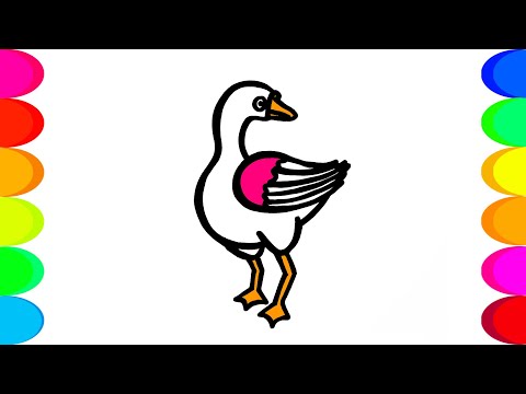 როგორ დავხატოთ ბატი