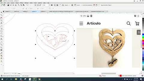 Corel Draw Tips & Tricks Two Heart with the word Love PART 2