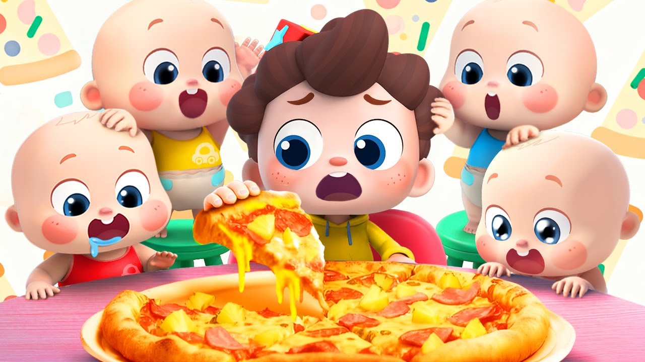 Sharing is Caring | Can You Share the Pizza | My Turn My Turn | Nursery Rhyme & Kids Songs | BabyBus