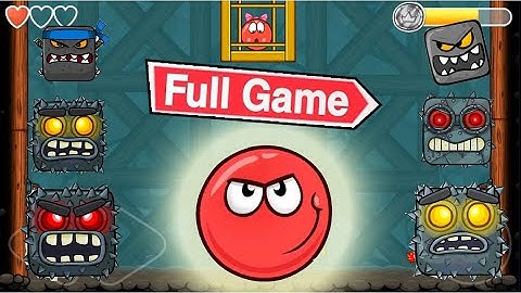 Red Ball 4 | Tutorial| Gameplay Walkthrough | Full Game - All Levels and Gold Clocks (iOS, Android)
