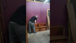 Sauder Barrister Lane Scribed Oak Entertainment Credenza for TVs up to 60″ Raccoon Forks Trading Company: Assembling Barrister Bookcase