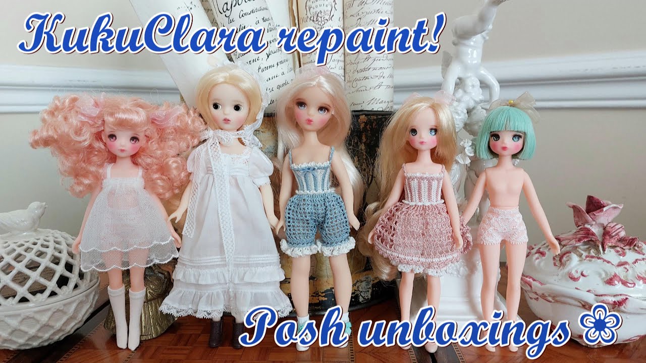 KukuClara fashion doll repaint! Unboxing my customized doll