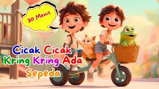 Cicak Cicak | Kring Kring Bunyi Sepeda | Naik Kereta Api | Balonku | Kumpulan Lagu Anak Indonesia