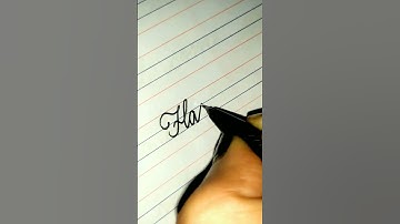 How to write Flash 📸 in cursive #veemeek #shorts