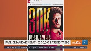 East Texas native, Kansas City Chiefs quarterback Patrick Mahomes reaches 30,000 passing yards