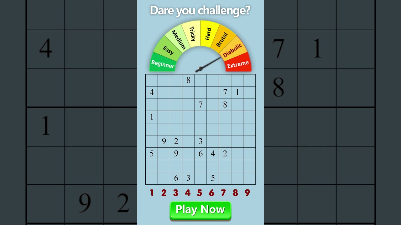 Classic Sudoku | Brain Game | IQ Test | Logic Game | Daily ...