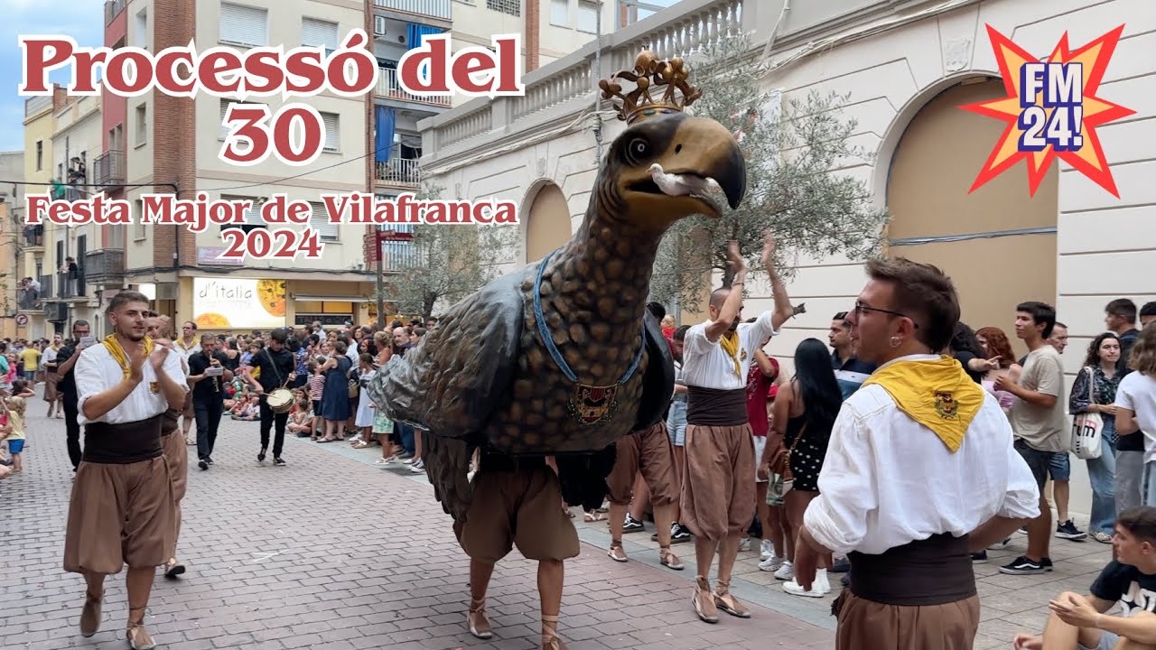 Processó del 30 de Sant Fèlix 2024 (Festa Major de Vilafranca)