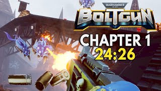 Warhammer 40K: Boltgun - Chapter 1 Speedrun in 24:26 (Any% Glitchless)