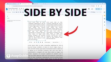 How to Put Text Side By Side in Google Docs