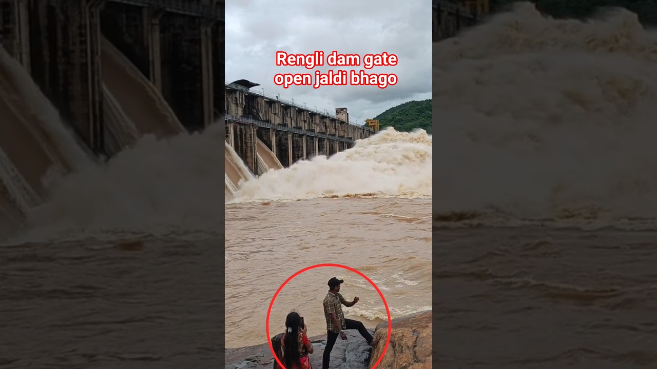 rengali dam spillway 13 gates open hoto jao bhai 🏃😂😂