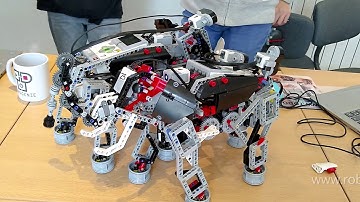 Robot éléphant: modélisé, construit et programmé par des enfants / ROBOGENIE école de robotique