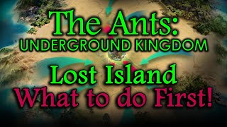 The Ants: Underground Kingdom - Lost Island: What to Do First screenshot 2