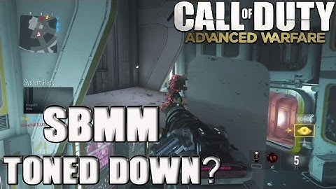 Have SHGames Toned Down SBMM In Advanced Warfare?