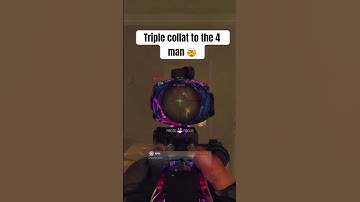 TRIPLE COLLATERAL?! 😱 Cleanest Sniper Shot in COD History #Shorts #CallOfDuty #TripleCollat