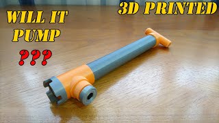 3D Printed Hand Air Pump