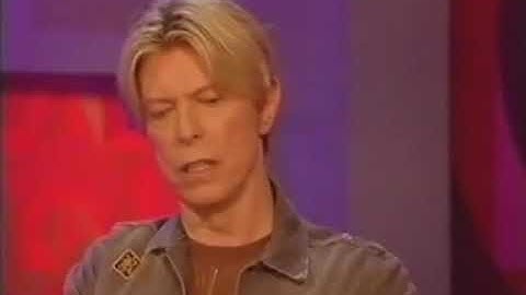 The late great David Bowie getting tired of being asked about sexuality