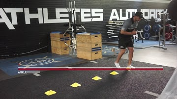 Continuous Lateral Hop - Inside Edge (Plyometric)