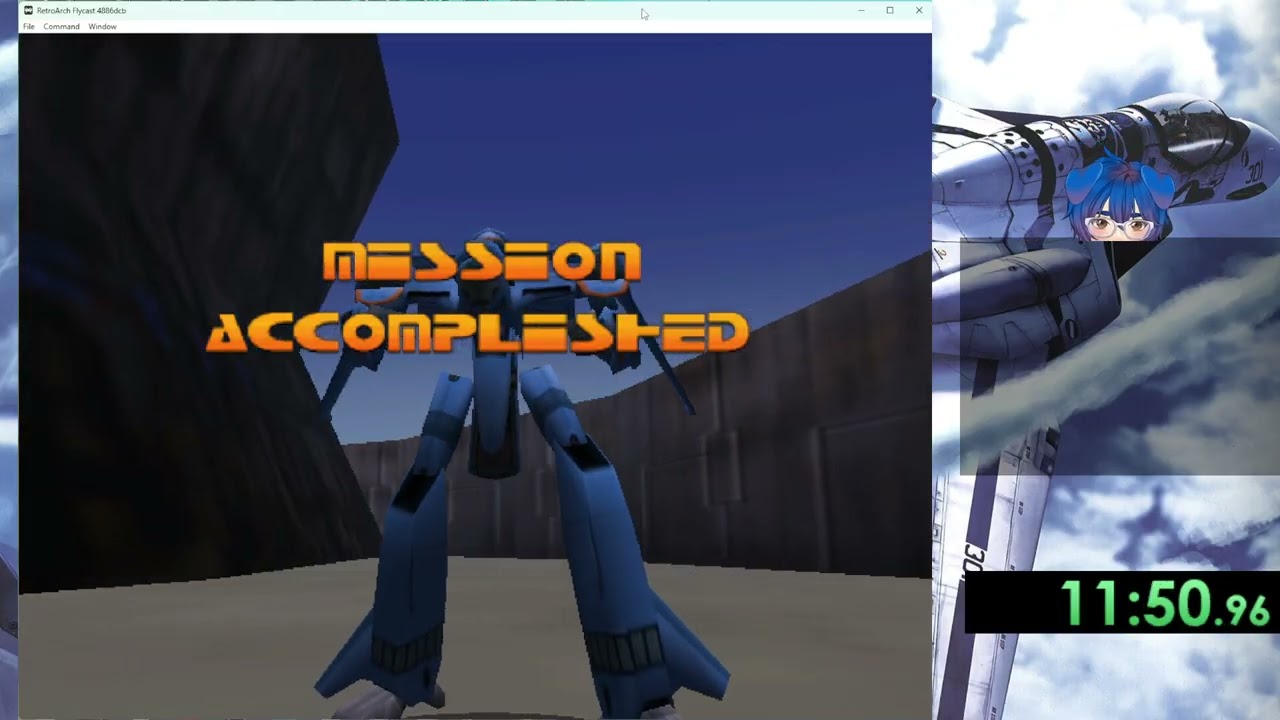 Macross M3 Speedrun Good Ending 1h03m23.710s WR