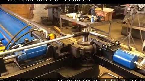 Sierra Victor Machinery: ERCOLINA CNC Mandrel Bender EB76 - Handrail Fabrication System