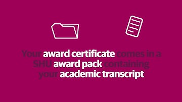 Your guide to award certificates