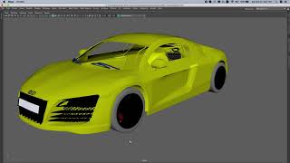 Audi R8 - Maya modeling, Arnold rendering
