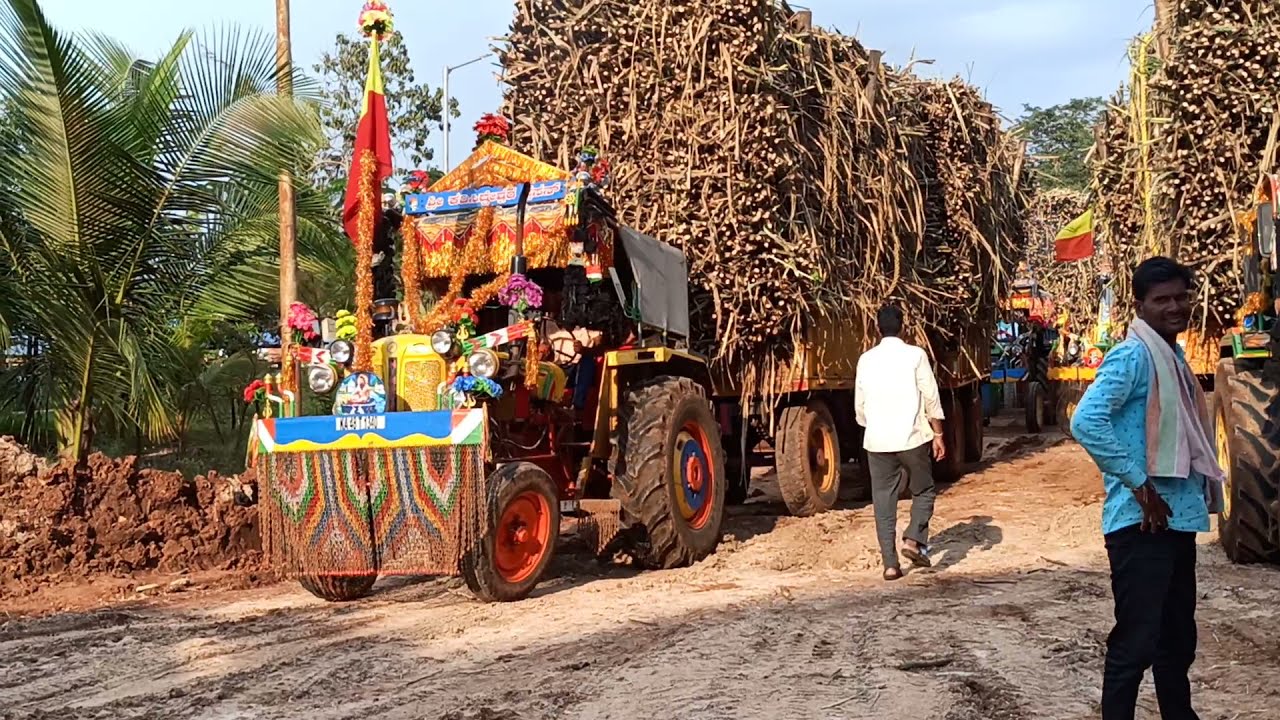 heavy load suger cane Tractor 🔥 power of Hindustan 🔥